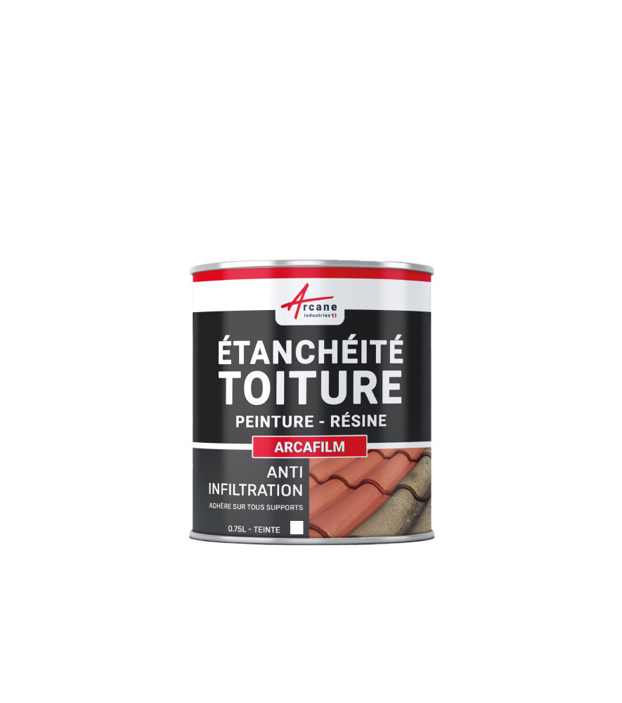 Etanchéité toiture ARCAFILM blanc 0,75L Etanchéité toiture ARCAFILM blanc 0,75L