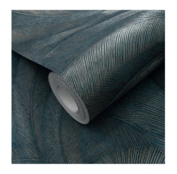 Papier Peint ERISMANN Collection ELYSIUM 10476-19 Bleu petrol