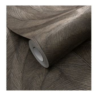 Papier Peint ERISMANN Collection ELYSIUM 10476-47 Noir or