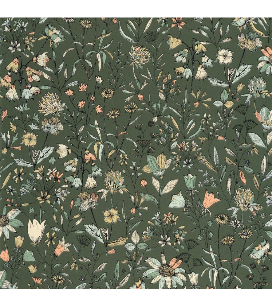 Papier Peint CASELIO Art of Botany AOB103007381 Papier Peint CASELIO Art of Botany AOB103007381