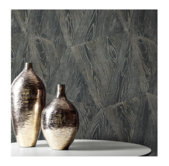 Papier Peint ERISMANN Collection OPUS 10439-47 Bois anthra