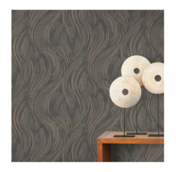 Papier Peint ERISMANN Collection OPUS 10456-11 Taupe cuivre