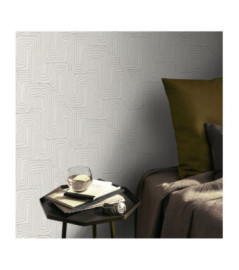 Papier Peint ERISMANN Collection OPUS 10461-02 Beige