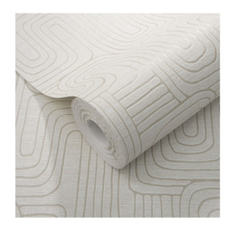 Papier Peint ERISMANN Collection OPUS 10461-02 Beige