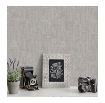 Papier Peint ERISMANN Collection OPUS 10461-11 Taupe