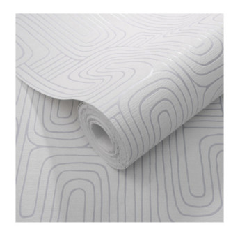 Papier Peint ERISMANN Collection OPUS 10461-31 Gris argent