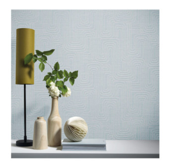 Papier Peint ERISMANN Collection OPUS 10461-35 Bleu