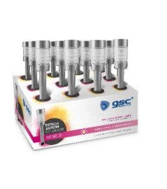 Borne solaire Antorcha nickel GARSACO 6000-6500K IP44