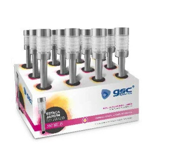 Borne solaire Antorcha nickel GARSACO 6000-6500K IP44