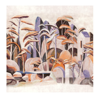 Panoramique MASUREEL Collection Walldesigns IV Cerreto Purple  DG4ILA3042-260 106x260cm