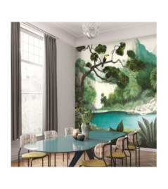Panoramique MASUREEL Collection Walldesigns IV Toucan Azur  DG4TOU1023-260 106x260cm