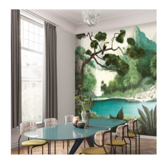Panoramique MASUREEL Collection Walldesigns IV Toucan Azur  DG4TOU1023-260 106x260cm
