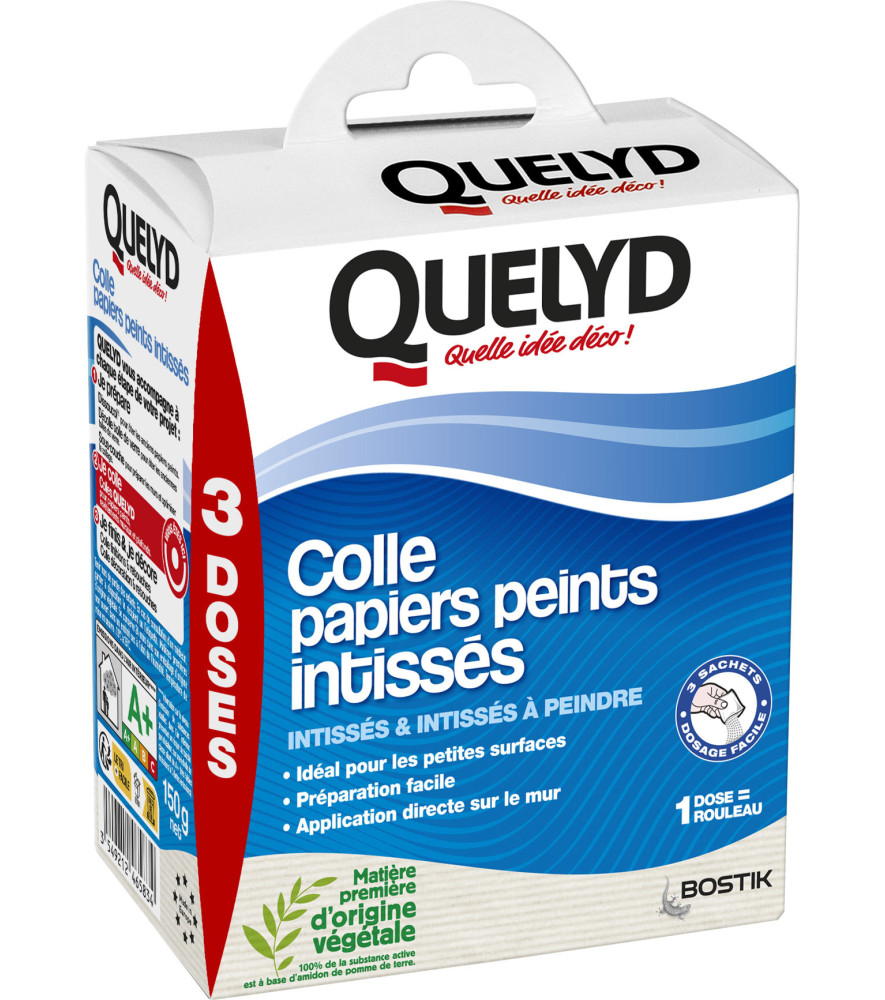 Colle QUELYD papiers peints intissés 3x150g Colle QUELYD papiers peints intissés 3x150g