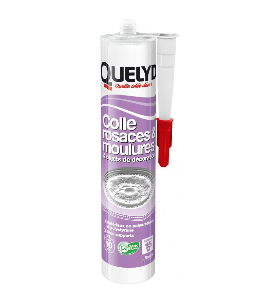 Colle QUELYD rosaces et moulures 310ml Colle QUELYD rosaces et moulures 310ml