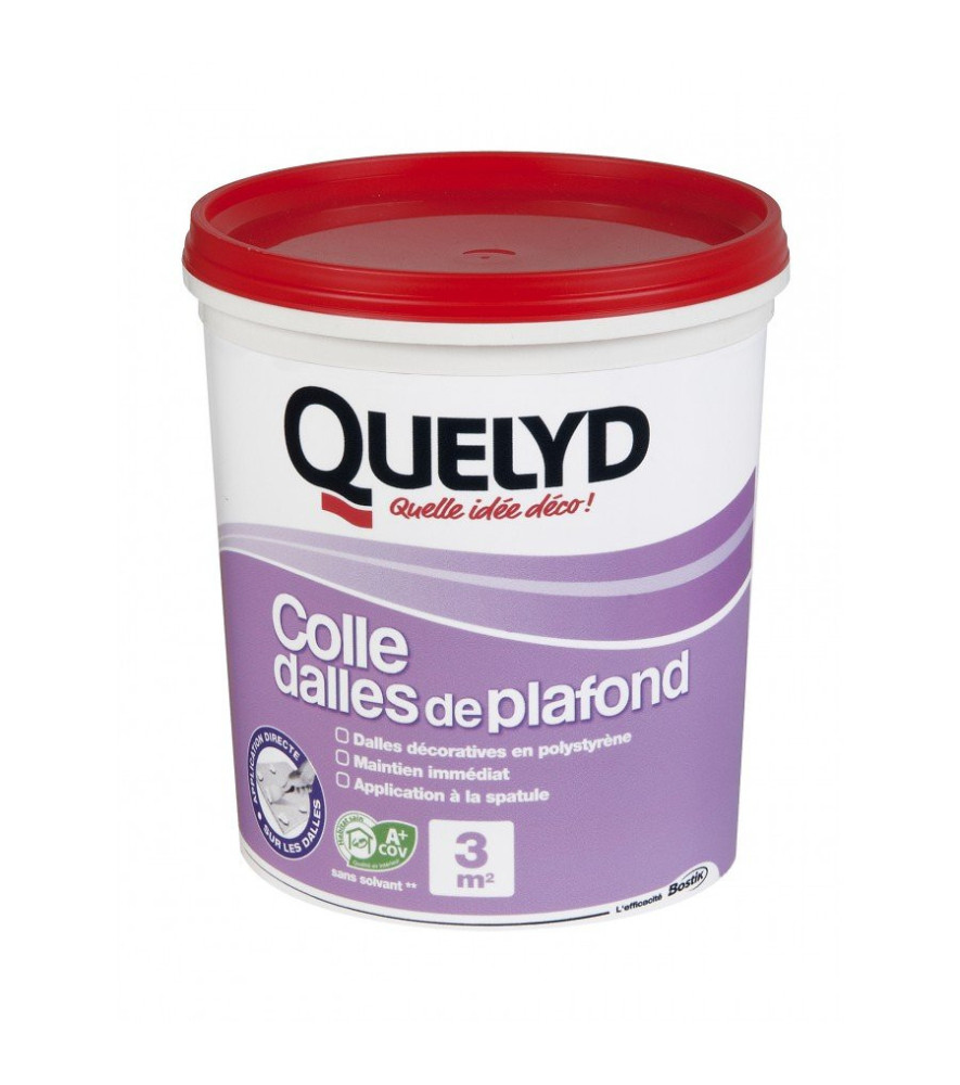 Colle QUELYD dalles de plafond 1kg Colle QUELYD dalles de plafond 1kg