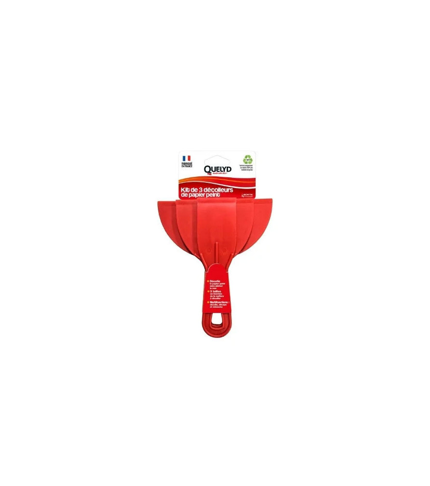 Kit Décolleurs papier peint plastique QUELYD x3 Kit Décolleurs papier peint plastique QUELYD x3