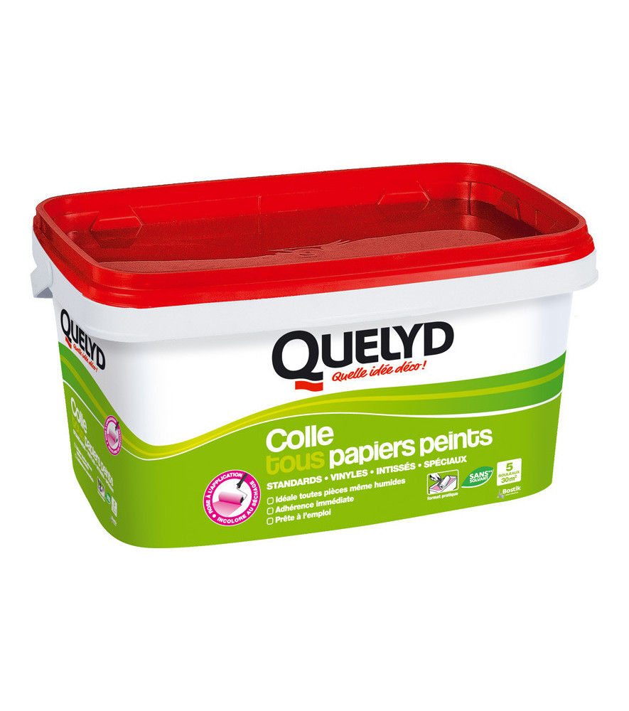 Colle pâte QUELYD tous papiers peints 5kg Colle pâte QUELYD tous papiers peints 5kg