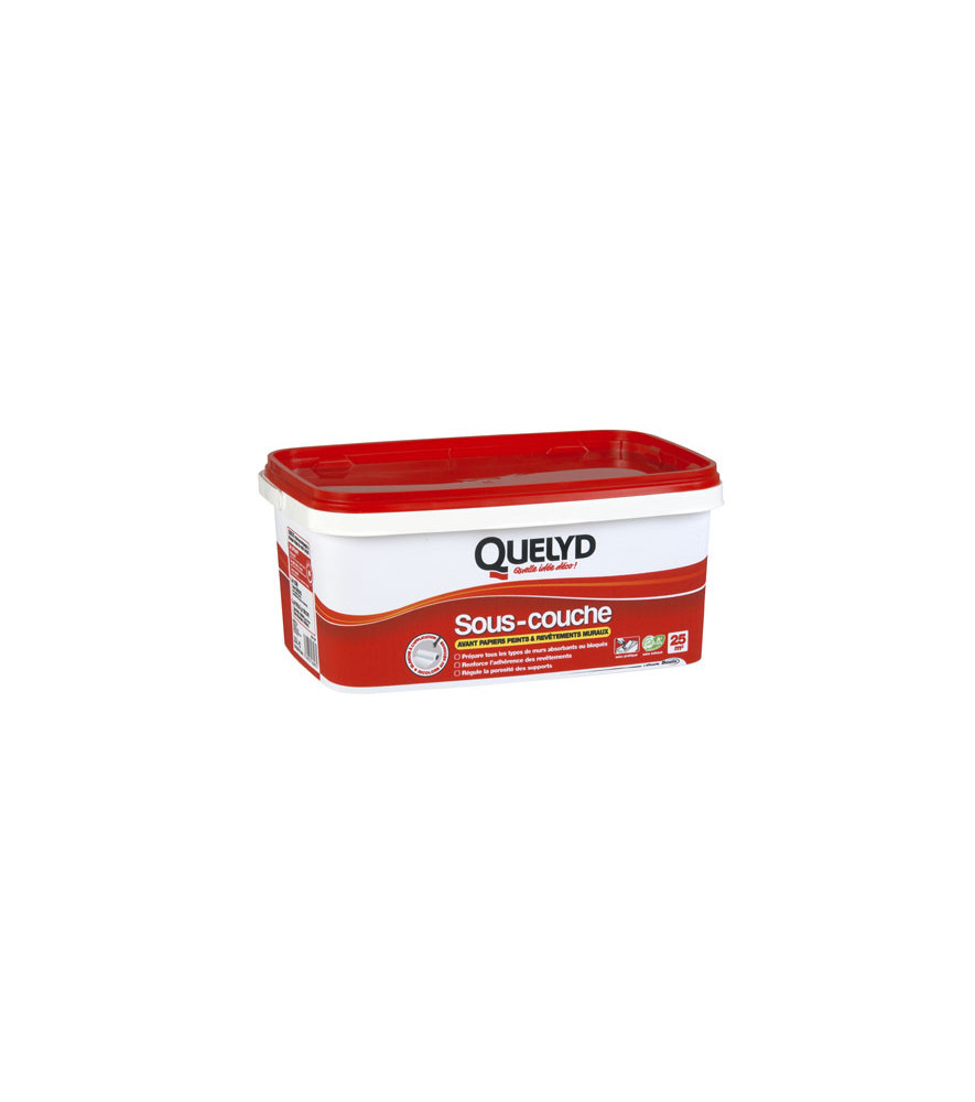 Sous-couche opacifiante QUELYD avant papiers peints 2,5L Sous-couche opacifiante QUELYD avant papiers peints 2,5L