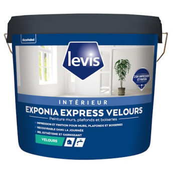 Peinture LEVIS Exponia Express Velours blanc 1L