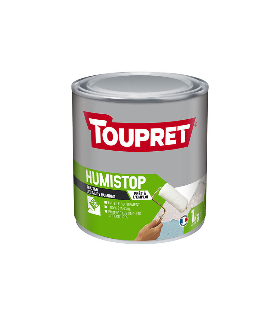 Primaire Humistop liquide TOUPRET gamme les Essentiels 1kg Primaire Humistop liquide TOUPRET gamme les Essentiels 1kg