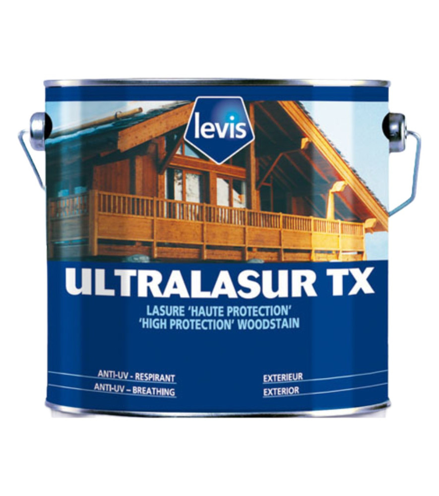 Lasure haute protection LEVIS Ultralasur TX base U 10L Lasure haute protection LEVIS Ultralasur TX base U 10L