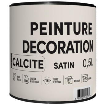 Peinture RECA Déco TDP intérieure Satin Calcite 0,5L