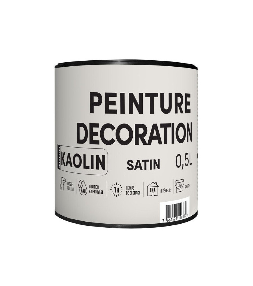 Peinture RECA Déco TDP intérieure Satin Kaolin 0,5L