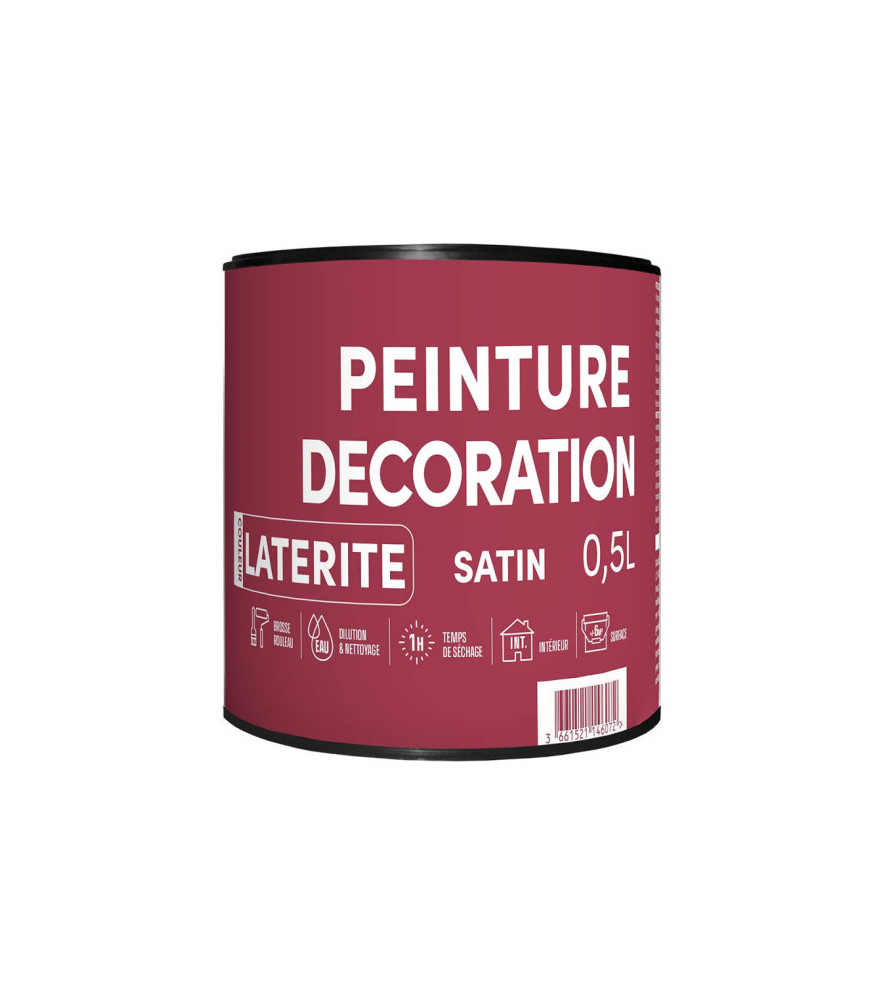 Peinture RECA Déco TDP intérieure Satin Laterite 0,5L