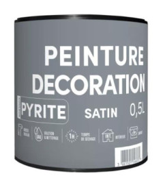 Peinture RECA Déco TDP intérieure Satin Pyrite 0,5L