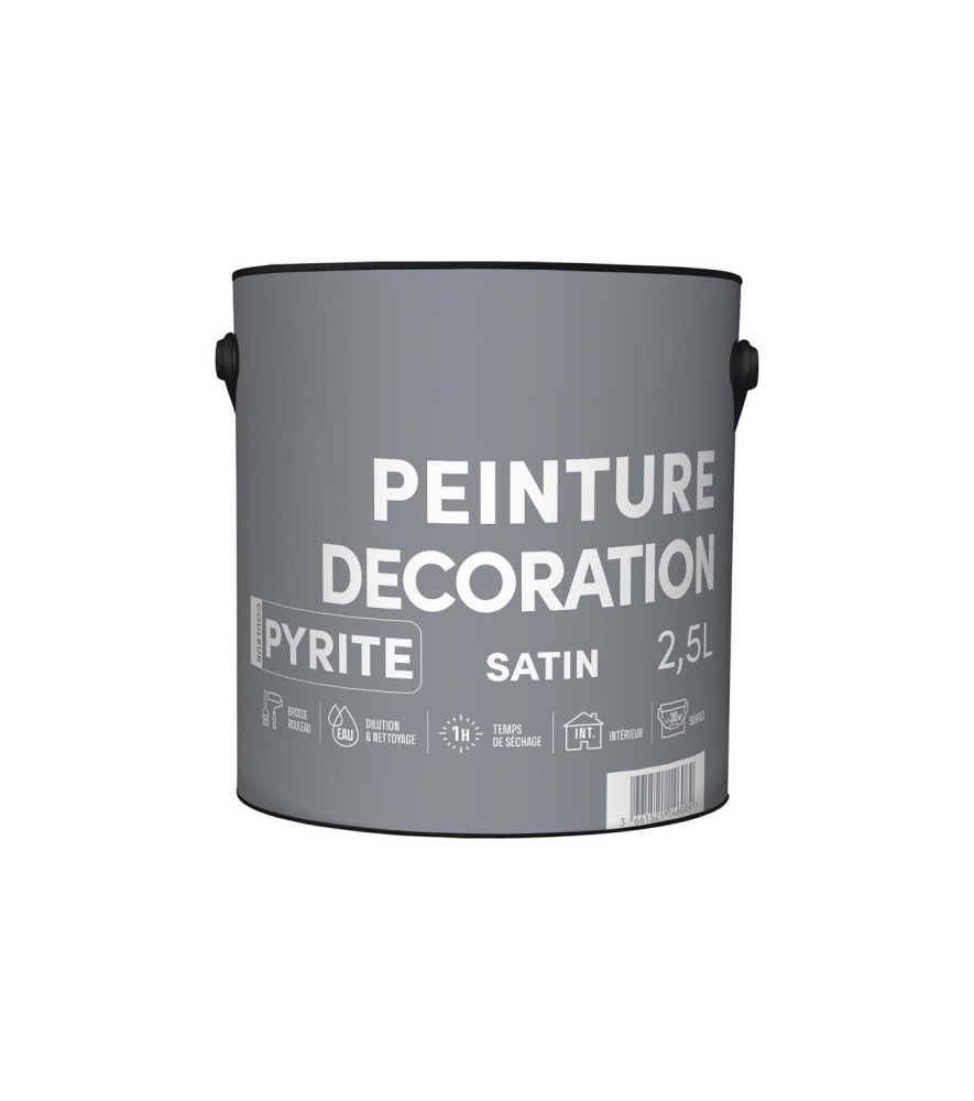 Peinture RECA Déco TDP intérieure Satin Pyrite 2,5L Peinture RECA Déco TDP intérieure Satin Pyrite 2,5L