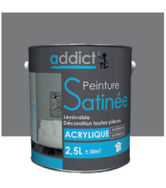 Peinture ADDICT acrylique calcaire 2,5L