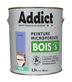 Peinture bois ADDICT glycéro satin lavande 2,5L