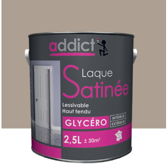 Laque ADDICT glycéro satin 2,5L castor