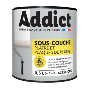 Sous-couche ADDICT acrylique blanc 0,5L