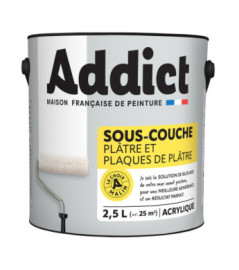 Sous-couche ADDICT acrylique blanc 2,5L