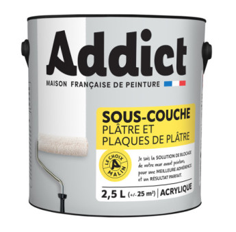 Sous-couche ADDICT acrylique blanc 2,5L