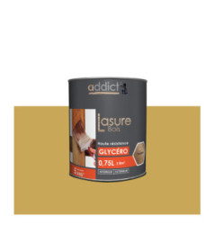 Lasure bois ADDICT glycéro chêne clair 0,75L