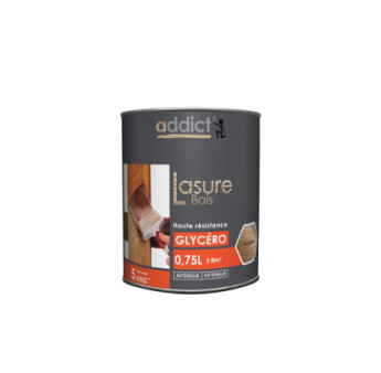 Lasure bois ADDICT glycéro incolore 0,75L