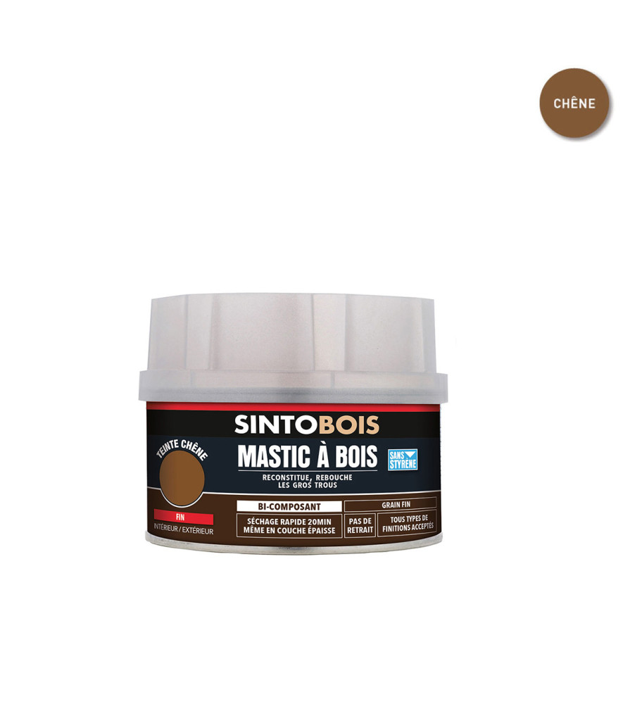 Mastic SINTOBOIS chêne 170ml Mastic SINTOBOIS chêne 170ml