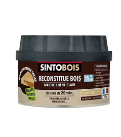 Mastic SINTOBOIS chêne clair 190g+8g
