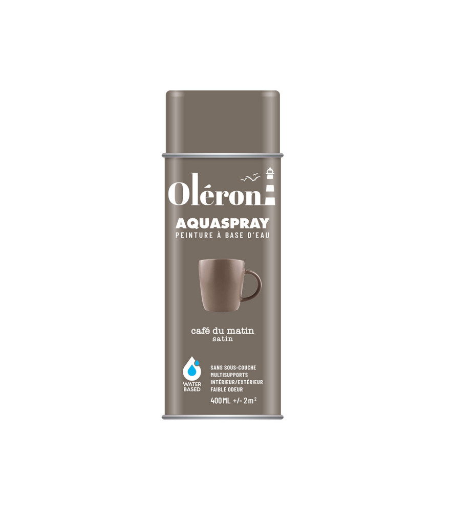 Aérosol TECHNIMA Aquaspray Oléron café satiné 400ml Aérosol TECHNIMA Aquaspray Oléron café satiné 400ml