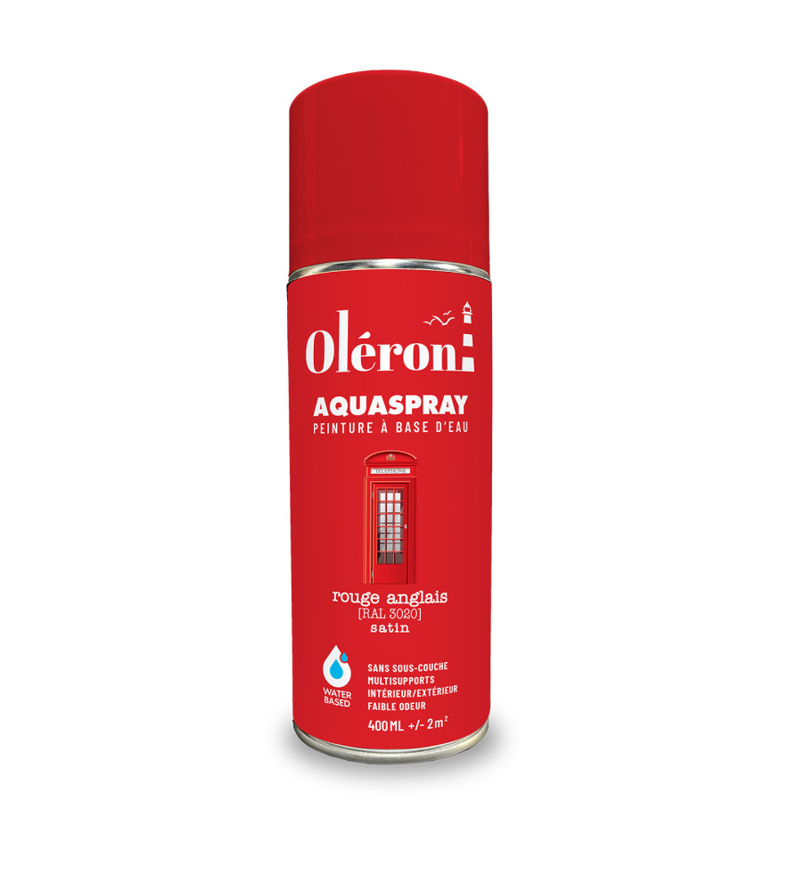 Aérosol TECHNIMA Aquaspray Oléron rouge anglais satiné 400ml Aérosol TECHNIMA Aquaspray Oléron rouge anglais satiné 400ml