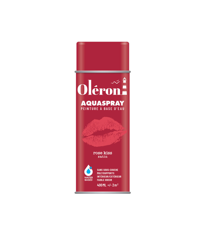 Aérosol TECHNIMA Aquaspray Oléron rose kiss satiné 400ml Aérosol TECHNIMA Aquaspray Oléron rose kiss satiné 400ml