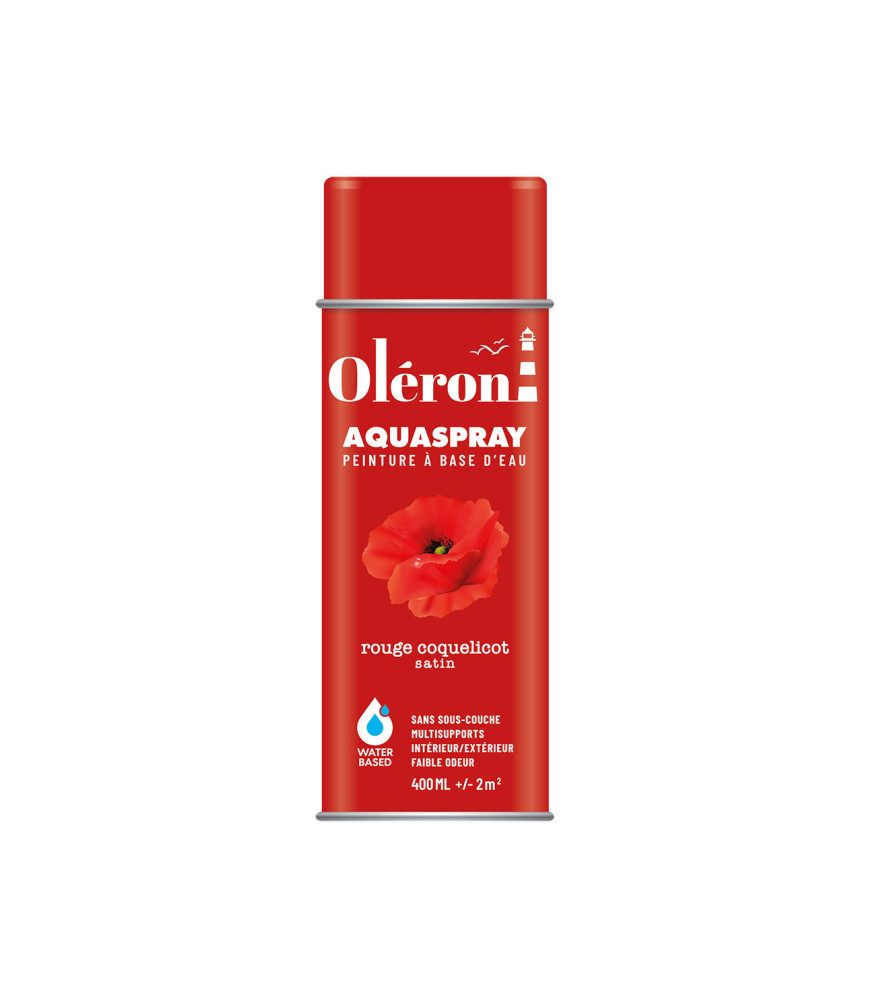 Aérosol TECHNIMA Aquaspray Oléron rouge satiné 400ml Aérosol TECHNIMA Aquaspray Oléron rouge satiné 400ml