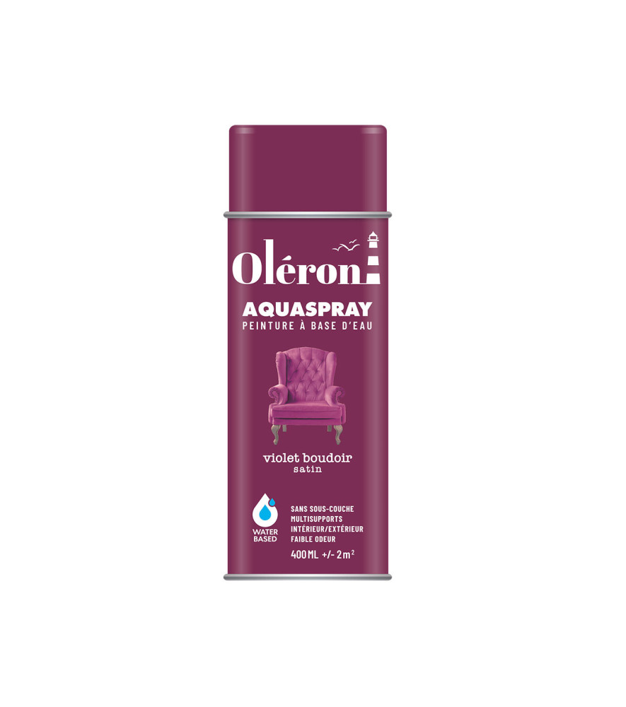 Aérosol TECHNIMA Aquaspray Oléron violet satiné 400ml Aérosol TECHNIMA Aquaspray Oléron violet satiné 400ml