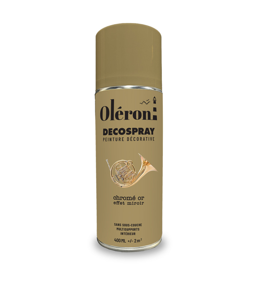 Aérosol TECHNIMA Décospray chromé or 400ml Aérosol TECHNIMA Décospray chromé or 400ml