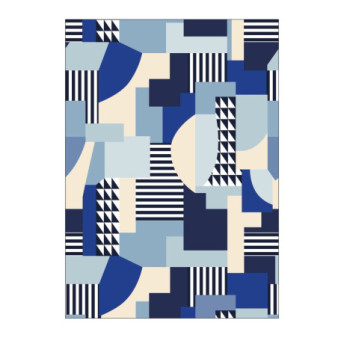Panoramique CASELIO Collection OUTLINES OTLS105070603 Electricity Bleu Electrique  200x280cm