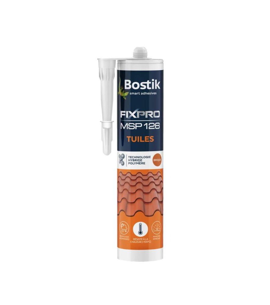 Colle BOSTIK FIXPRO MSP126 Tuiles 290ml Colle BOSTIK FIXPRO MSP126 Tuiles 290ml