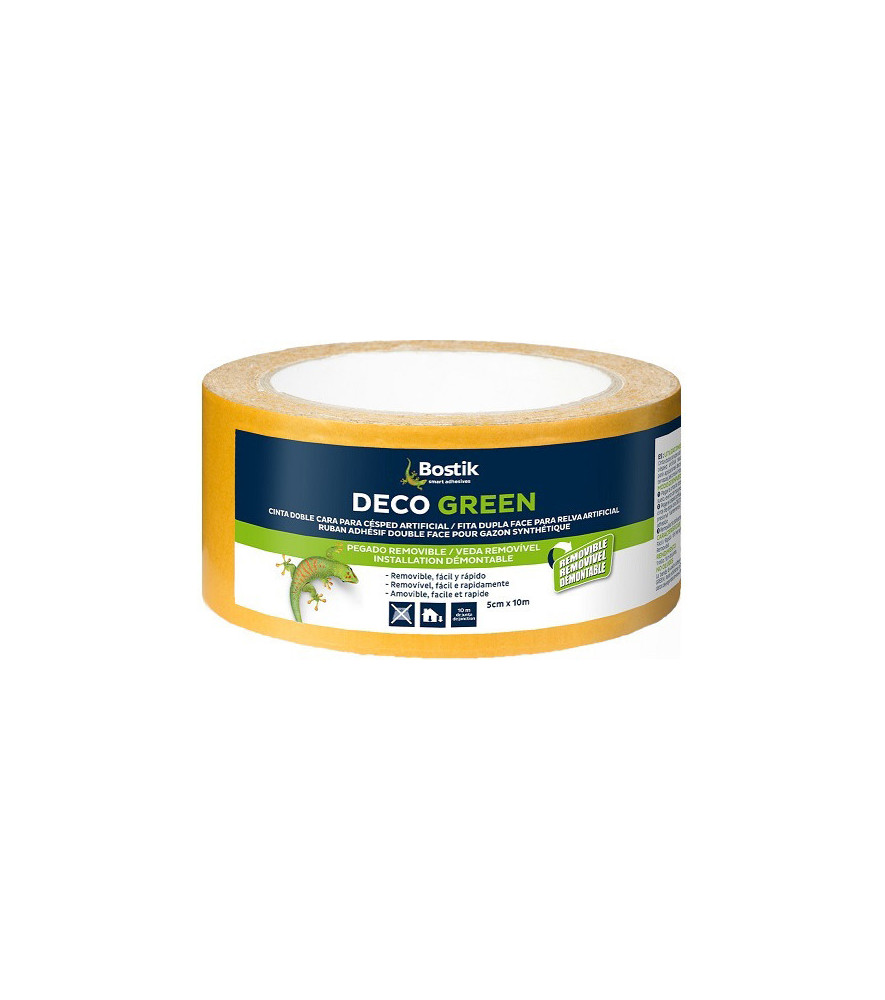 Adhésif double face BOSTIK DECO GREEN pour gazon 10mx5cm Adhésif double face BOSTIK DECO GREEN pour gazon 10mx5cm