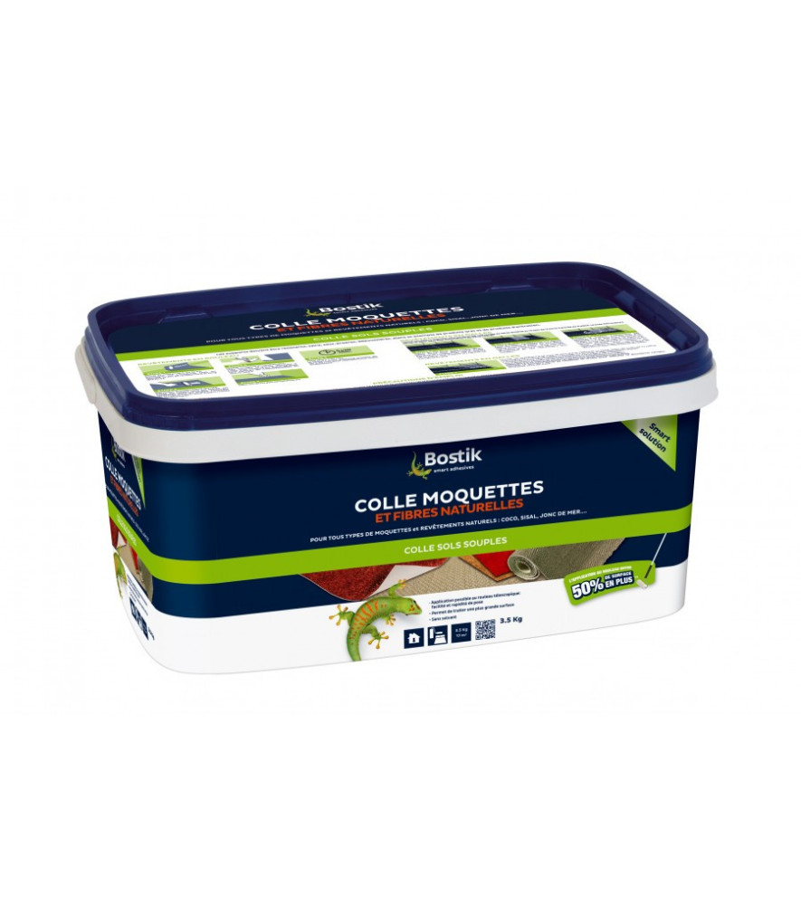 Colle BOSTIK moquettes et fibres naturelles 3,5kg Colle BOSTIK moquettes et fibres naturelles 3,5kg